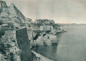 Kystscene, Ischia, Italia, 1927 av Eugen Poppel