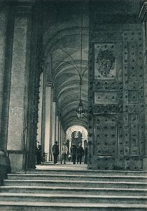 Inngangen til Vatikanet fra Petersplassen, Roma, Italia, 1927 av Eugen Poppel