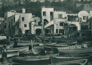 Marina Grande, Capri, Italia, 1927 av Eugen Poppel