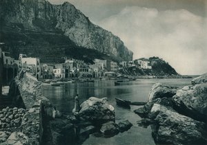 Marina Grande, Capri, Italia, 1927 av Eugen Poppel