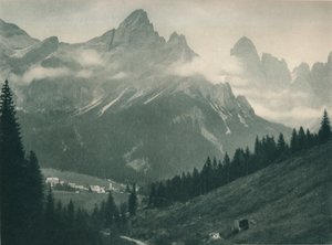 Pala Group, San Martino di Castrozza, Dolomittene, Italia, 1927 av Eugen Poppel