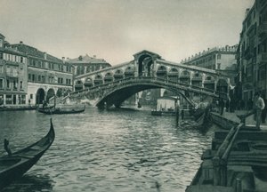 Rialtobroen, Venezia, Italia, 1927 av Eugen Poppel