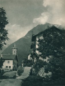 Veien til Tyrol Castle, Merano, Sør-Tirol, Italia, 1927 av Eugen Poppel