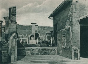 Gate som stiger opp til forumet, Pompeii, Italia, 1927 av Eugen Poppel