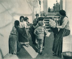 Tarantella, Capri, Italia, 1927
