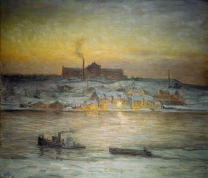 Tidlig vintermorgen av Eugen Prinz von Schweden