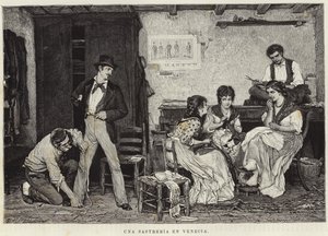 En skredder i Venezia av Eugen von Blaas