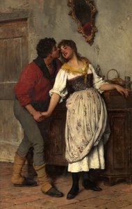 Akseptert, 1887 av Eugen von Blaas