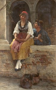 Tilbudet, 1887 av Eugen von Blaas