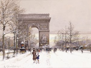 Triumfbuen av Eugene Galien Laloue