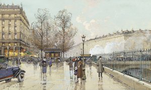 Boulevard Pereire, Paris av Eugene Galien Laloue