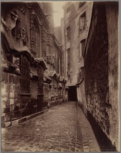 Tidligere benhus ved Saint-Gervais-Saint-Protais, rue François Miron av Eugène Atget