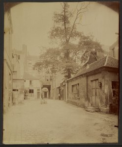 Tidligere karmelittkloster, Rue Saint-Jacques, vil forsvinne av Eugène Atget