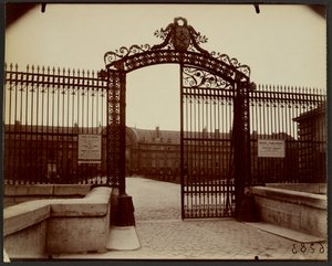 Gitter, Invalides (gitterverk, Hôtel des Invalides, Paris) av Eugène Atget