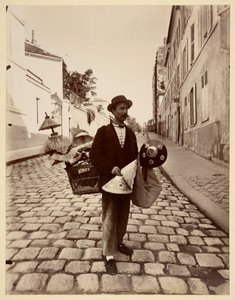 Lampskjermkjøper av Eugène Atget