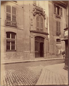 Prestegården Saint-Merri, rue de la Verrerie av Eugène Atget