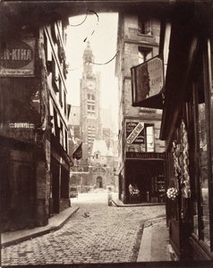 Rue de la Montagne Sainte-Geneviève av Eugène Atget