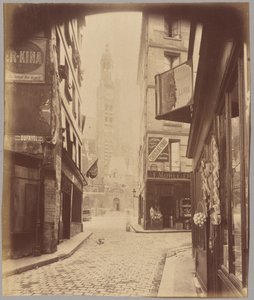 Saint-Étienne-du-Mont, Sainte-Geneviève Mountain Street av Eugène Atget