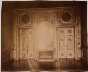 Stue, interiør av Hôtel de Lauzun av Eugène Atget