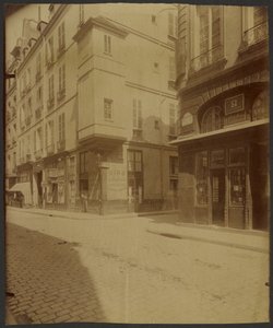 Tårnet rue Saint Paul. Sies å ha vært arbeidsrommet til Botal, legen til Henrik III. av Eugène Atget