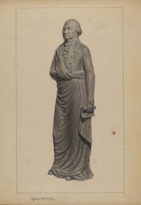 Støpejernsfigur av Eugene Barrell
