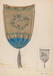 Veske, ca. 1937 (akvarell på papp) av Eugene Bartz