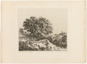 Buketten med trær, eller Lindens (Sarthe-souvenir) av Eugene Bléry