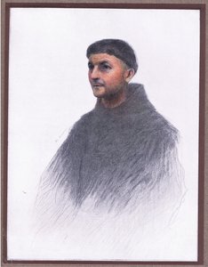 En munk, 1919 av Eugene Burnand