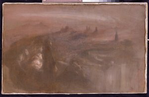 Aurora (olje på lerret) av Eugène Carrière