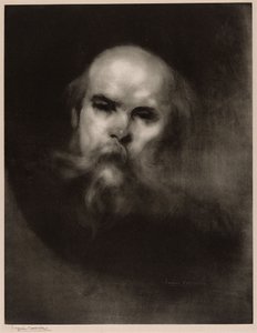Portrett av Paul Verlaine av Eugène Carrière