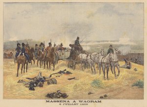 Marskalk Massena i slaget ved Wagram, 6. juli 1809
