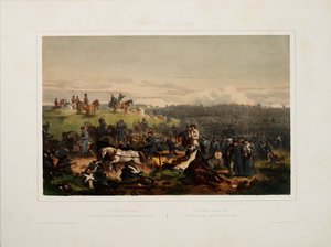 20. september 1854. Den russiske hærens tilbaketrekning etter slaget ved Alma, 1855. av Eugene Charles Francois Guerard
