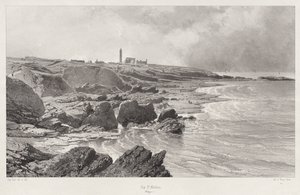 Cap St. Mathieu, 1846. av Eugene Ciceri