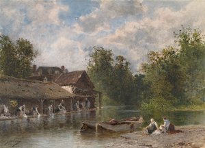 The Washerwomen Washerwomen, 1870-1880.