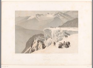 Turgåere på toppen av Mont Buet Le sommet du Buet (tittel på objekt) Severdigheter i Sveits, Savoy og Tyrol (serietittel) La Suisse, la Savoie et le Tyrol (serietittel på objekt)