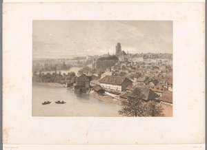 Utsikt over Bern Bern (tittel på objekt) Utsikt over Sveits og Savoy (serietittel) La Suisse et la Savoie (serietittel på objekt) av Eugene Ciceri
