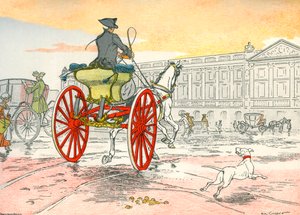 En-hest shay under Ludvig XVs regjeringstid