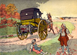 Reise Cariole i perioden til Louis XV