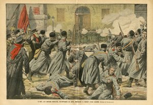Illustrasjon av Eugene Damblans (1865-1945) i The Pelerin av Eugene Damblans