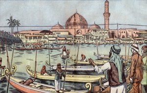Mada Ashar, illustrasjon av Damblans fra den franske avisen "Le Pelerin" 29. januar av Eugene Damblans