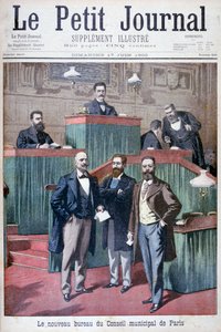 Det nye kommunestyret i Paris, 1900 av Eugene Damblans