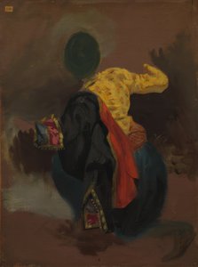 Figur i tyrkisk kostyme av Eugene Delacroix