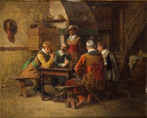 Fritid, 1885 av Eugene Fichel