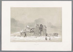 Ruin av den blå moskeen i Tabriz i Iran Moskéruine Tabriz (tittel på objekt) Persiske landskap (serietittel) Perse modern (serietittel)