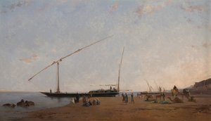 På Nilen, nær Philae av Eugène Fromentin