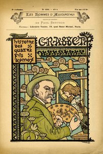 Omslag til The Men of Today, nummer 425, illustrasjon av Paul Berton (1872-1909): Art, Art Nouveau - Painters artists, Grasset Eugene (1845-1917) av Eugene Grasset