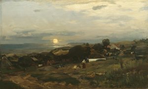 E. Dücker, solnedgang av Eugene Gustav Dücker