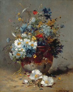 Tusenfryd og kornblomster