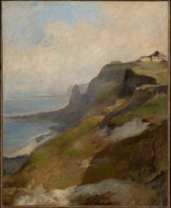 Klippeformasjoner i Normandie av Eugene Isabey