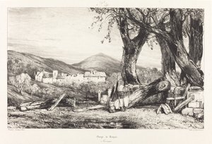 Royat-juvet, Auvergne av Eugene Isabey